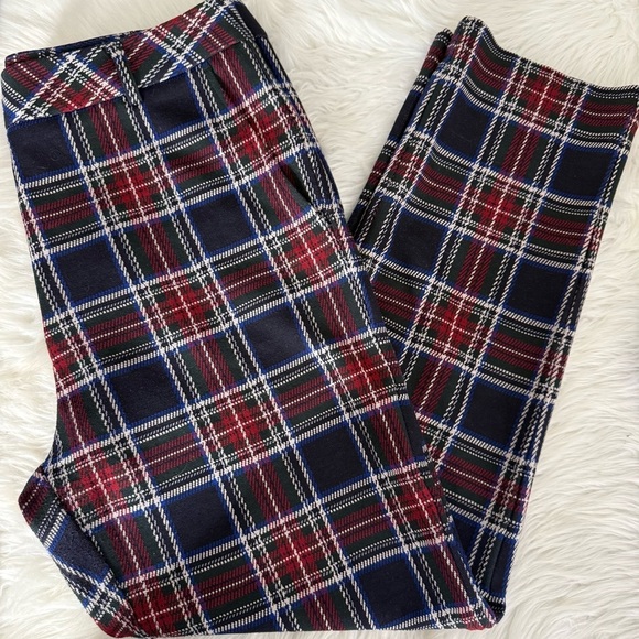 J. McLaughlin Stewart Pant Plaid Women's Pants Size 14 - Picture 4 of 7